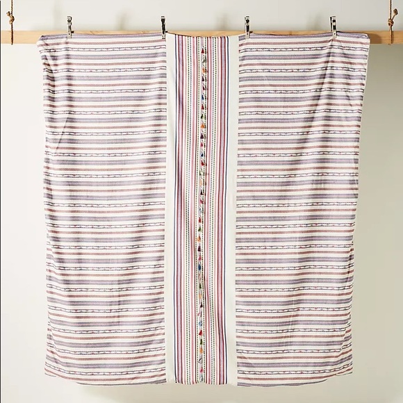 Anthropologie Woven Rosato Duvet Cover- RARE - Picture 4 of 6